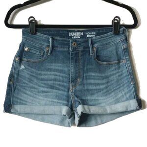 *50off3* Denizen X Levi's Rolled Hem High Rise Shorts 2 26 2"-3" Inseam